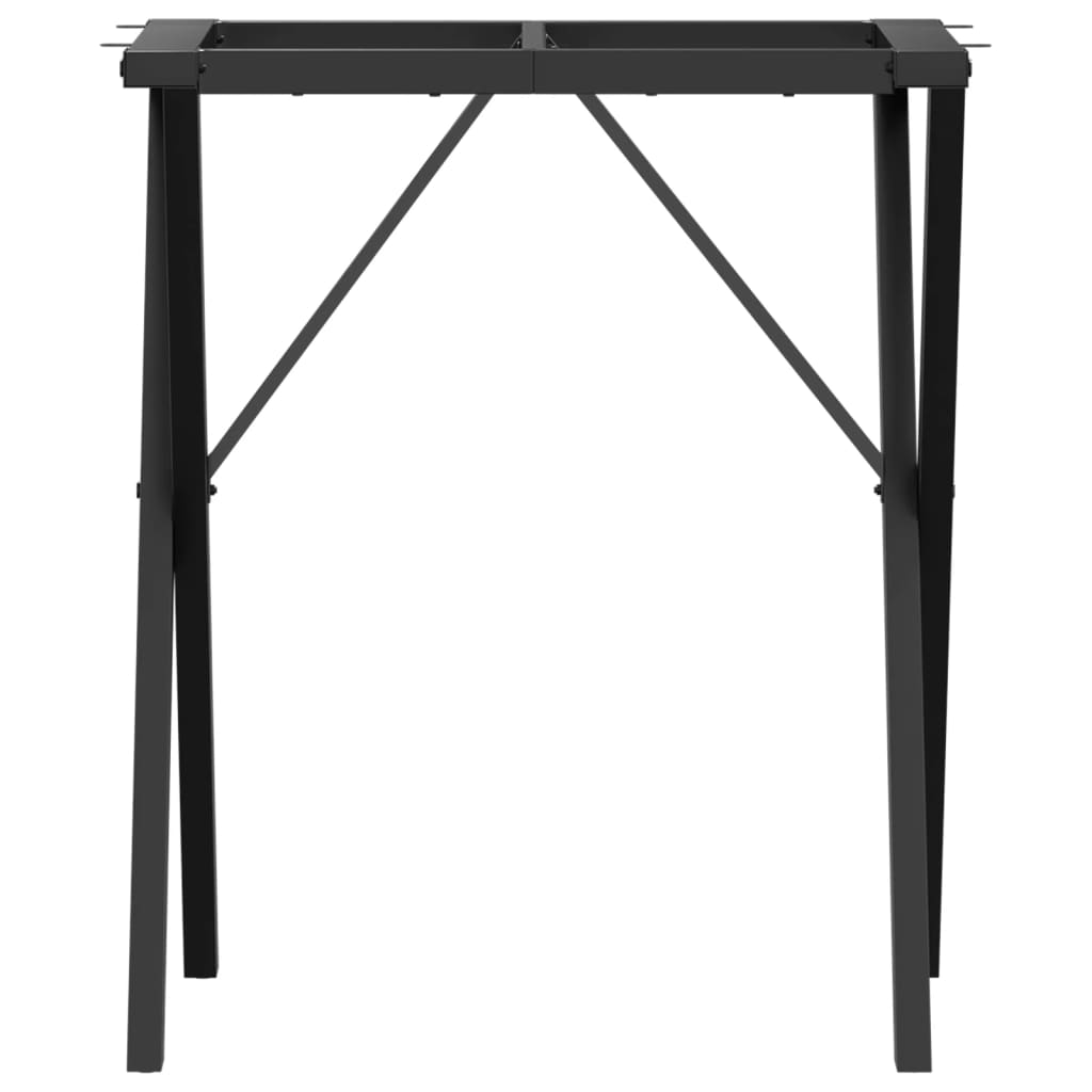 vidaXL Patas de mesa de comedor estructura X acero 60x40x73 cm - Image 4
