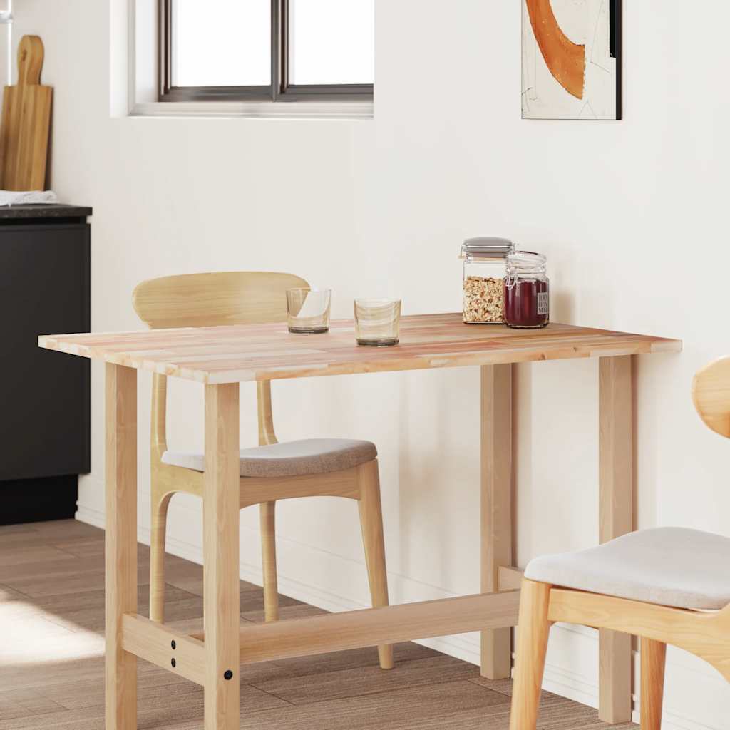 vidaXL Tablero de mesa rectangular madera maciza de acacia 100x70x2 cm - Image 3