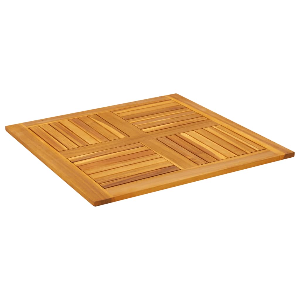 vidaXL Tablero de mesa cuadrado madera maciza de acacia 80x80x2,2 cm - Image 4