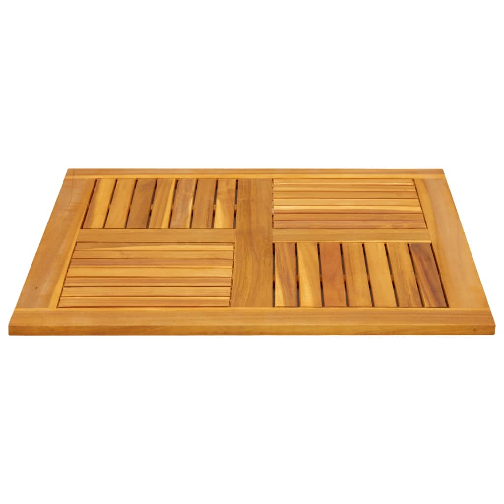 vidaXL Tablero de mesa cuadrado madera maciza de acacia 80x80x2,2 cm - Image 5