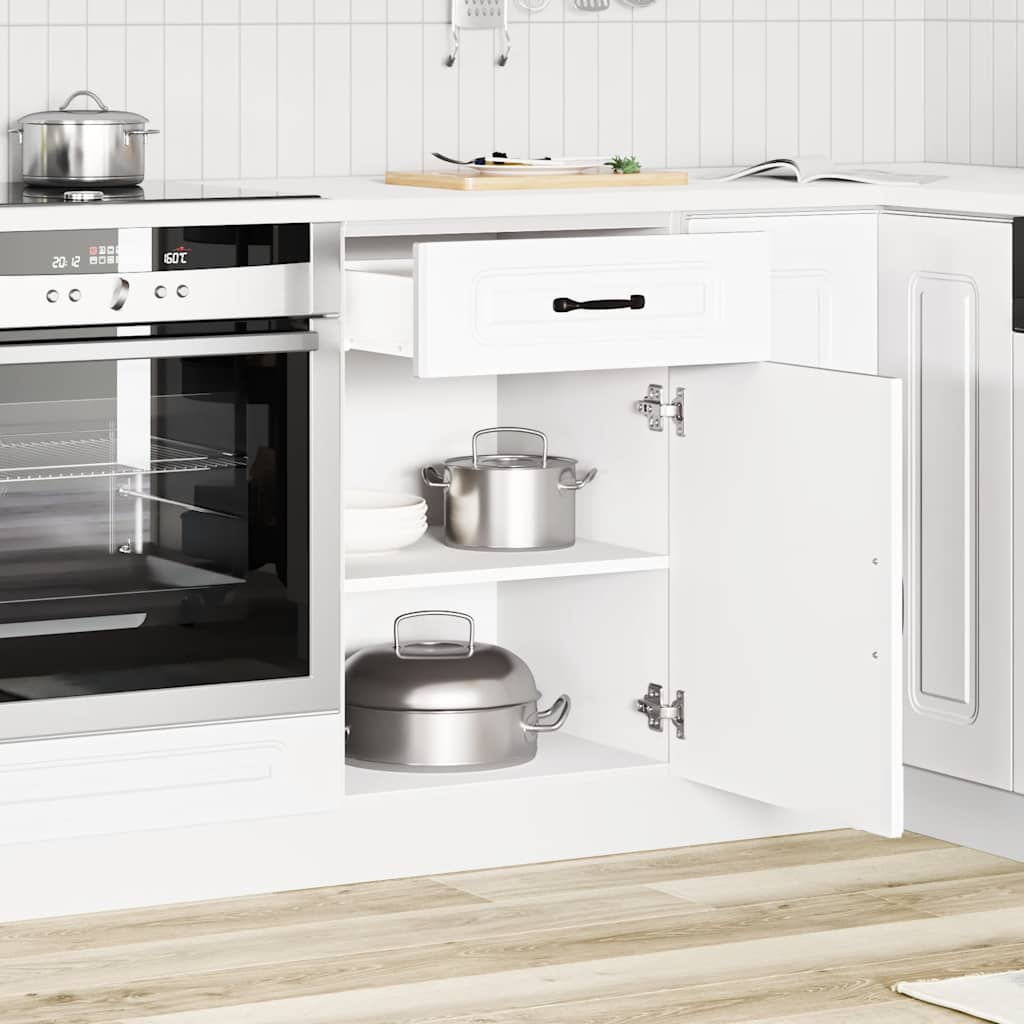 vidaXL Mueble bajo de cocina Kalmar madera de ingeniería blanca