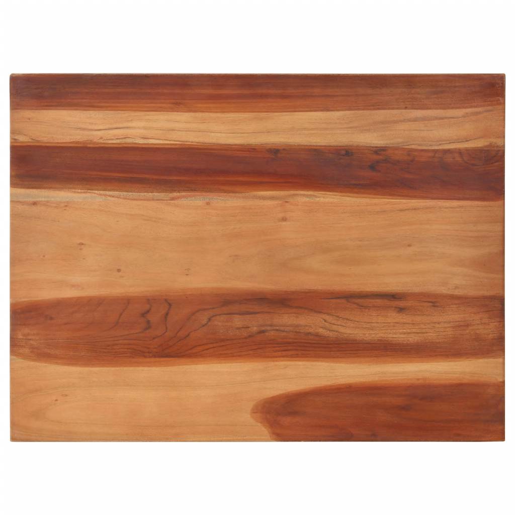 vidaXL Tablero de mesa madera maciza de acacia 25-27 mm 60x80 cm