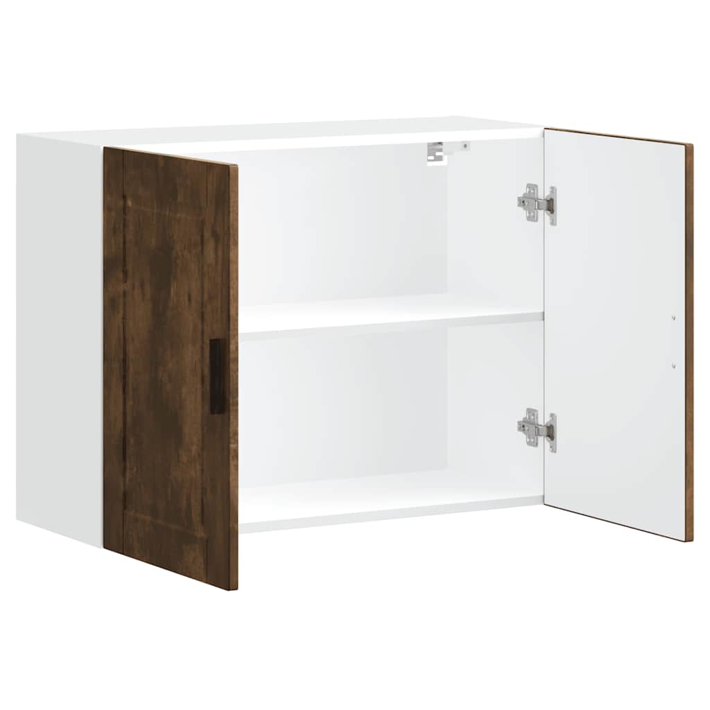vidaXL Armario de pared cocina Porto madera ingeniería roble ahumado - Image 5