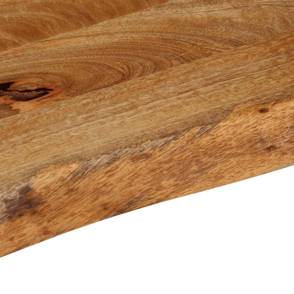 vidaXL Tablero de mesa borde natural madera maciza mango 50x20x3,8 cm - Image 6