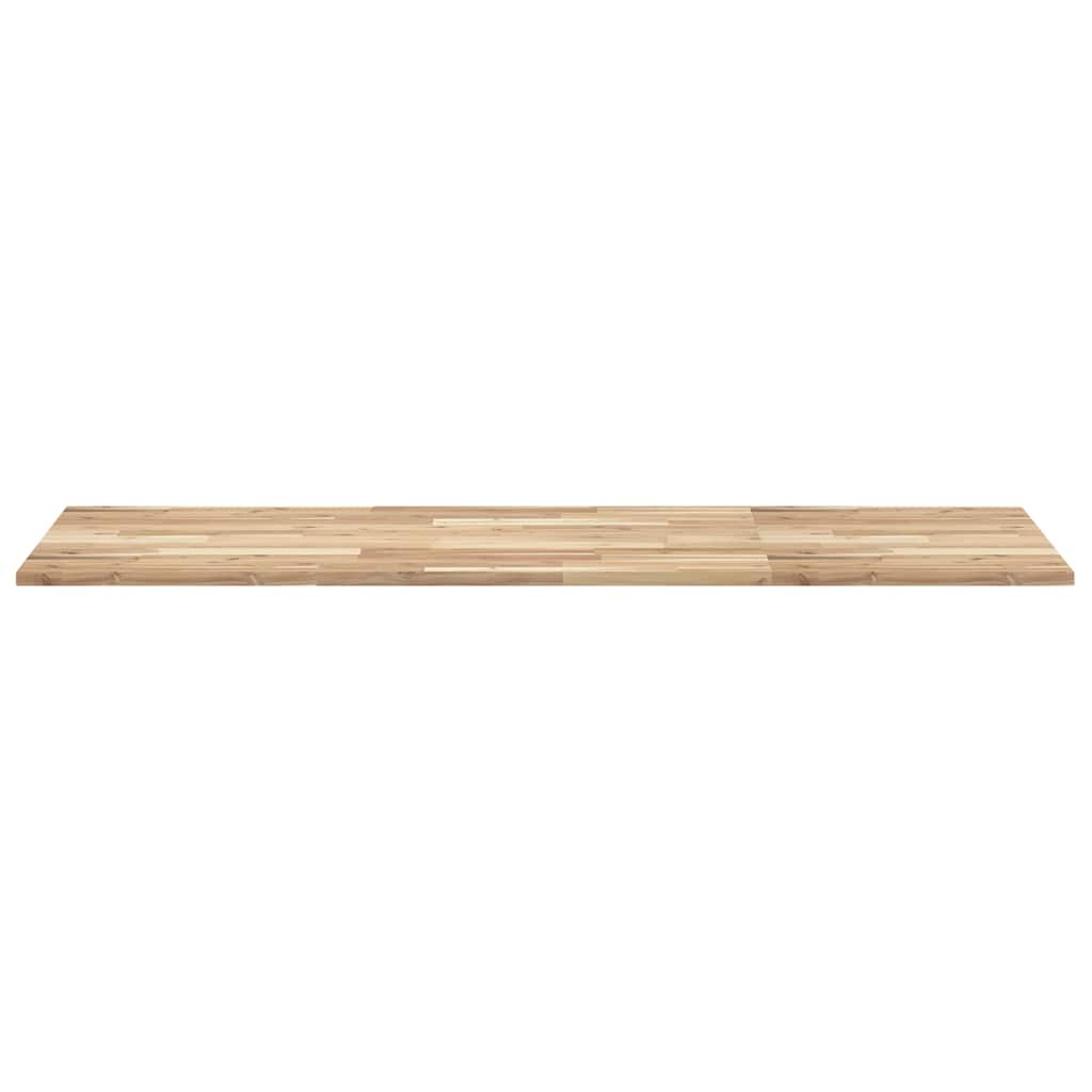 vidaXL Tablero de mesa rectangular madera maciza acacia 140x60x2 cm - Image 5