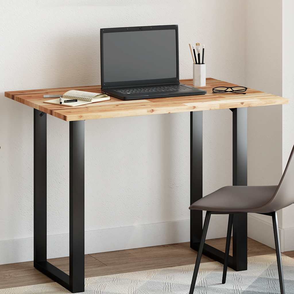 vidaXL Tablero de mesa rectangular madera maciza de acacia 120x70x2 cm