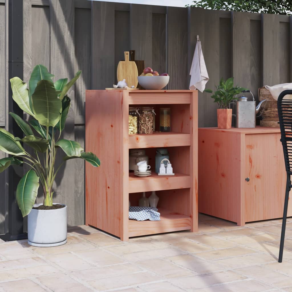 vidaXL Mueble de cocina de exterior madera maciza Douglas 55x55x92 cm