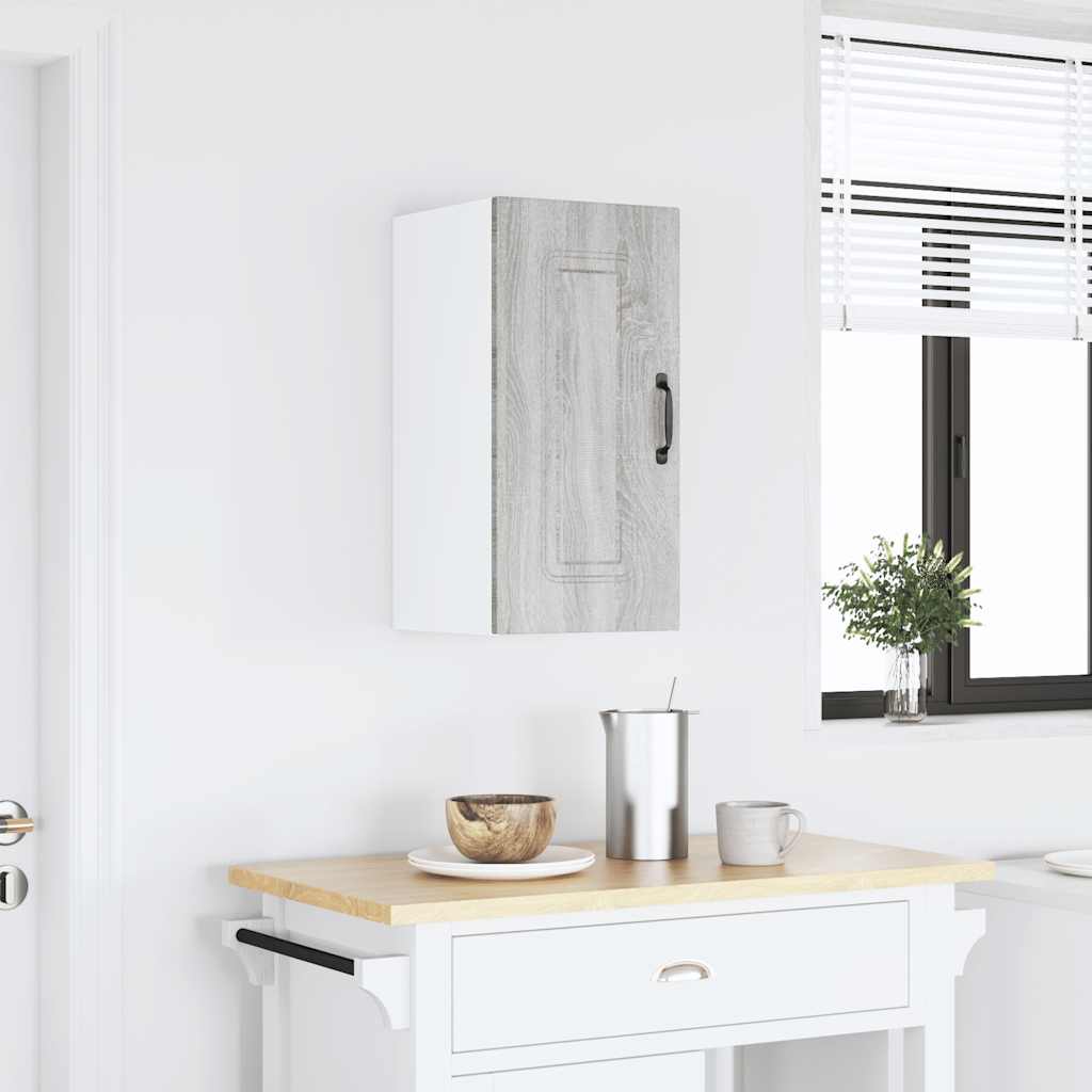 vidaXL Mueble de pared de cocina Kalmar madera ingeniería sonoma gris