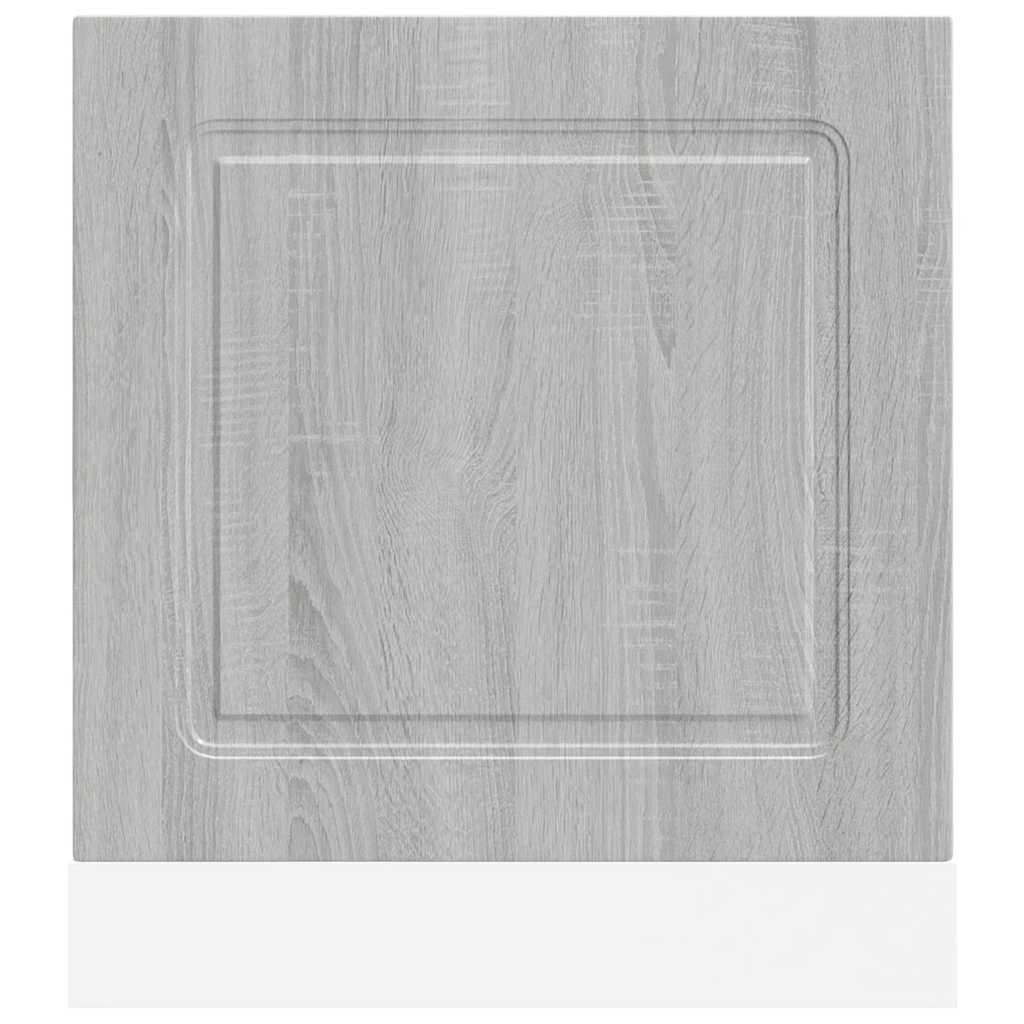vidaXL Panel para lavavajillas Kalmar gris sonoma 60x1,5x67 cm - Image 4