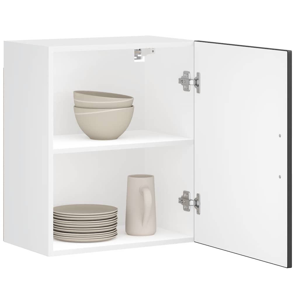 vidaXL Mueble de pared de cocina Porto madera contrachapada negra