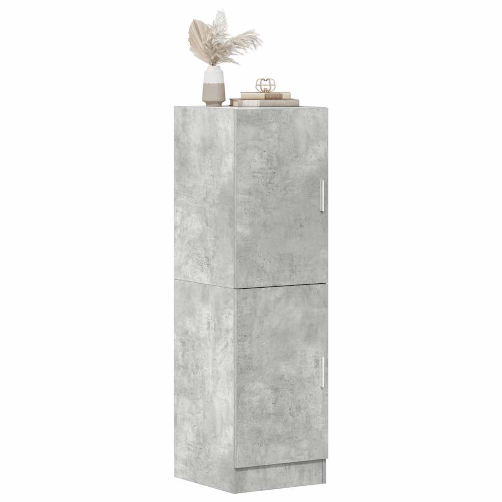vidaXL Mueble cocina madera ingeniería gris hormigón 38x41,5x131,5 cm