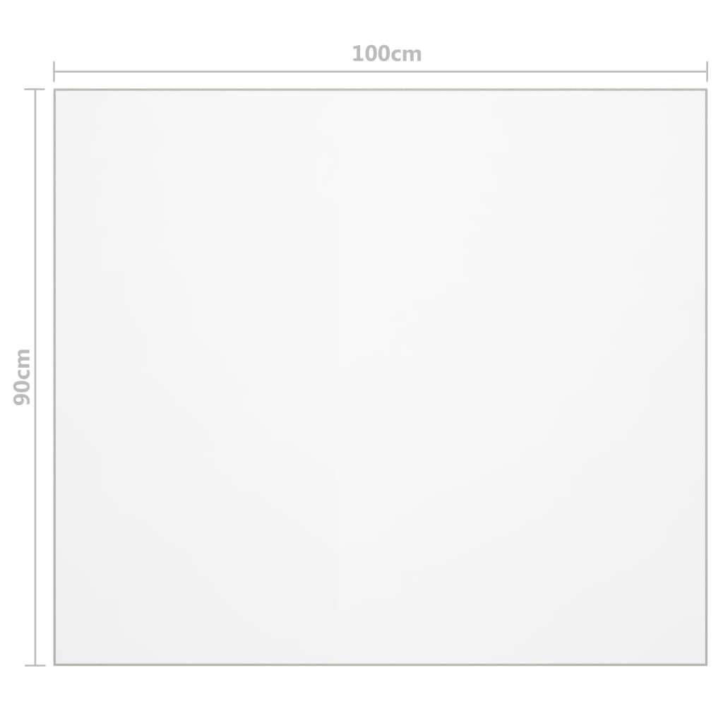 vidaXL Protector de mesa PVC mate 100x90 cm 1,6 mm - Image 6