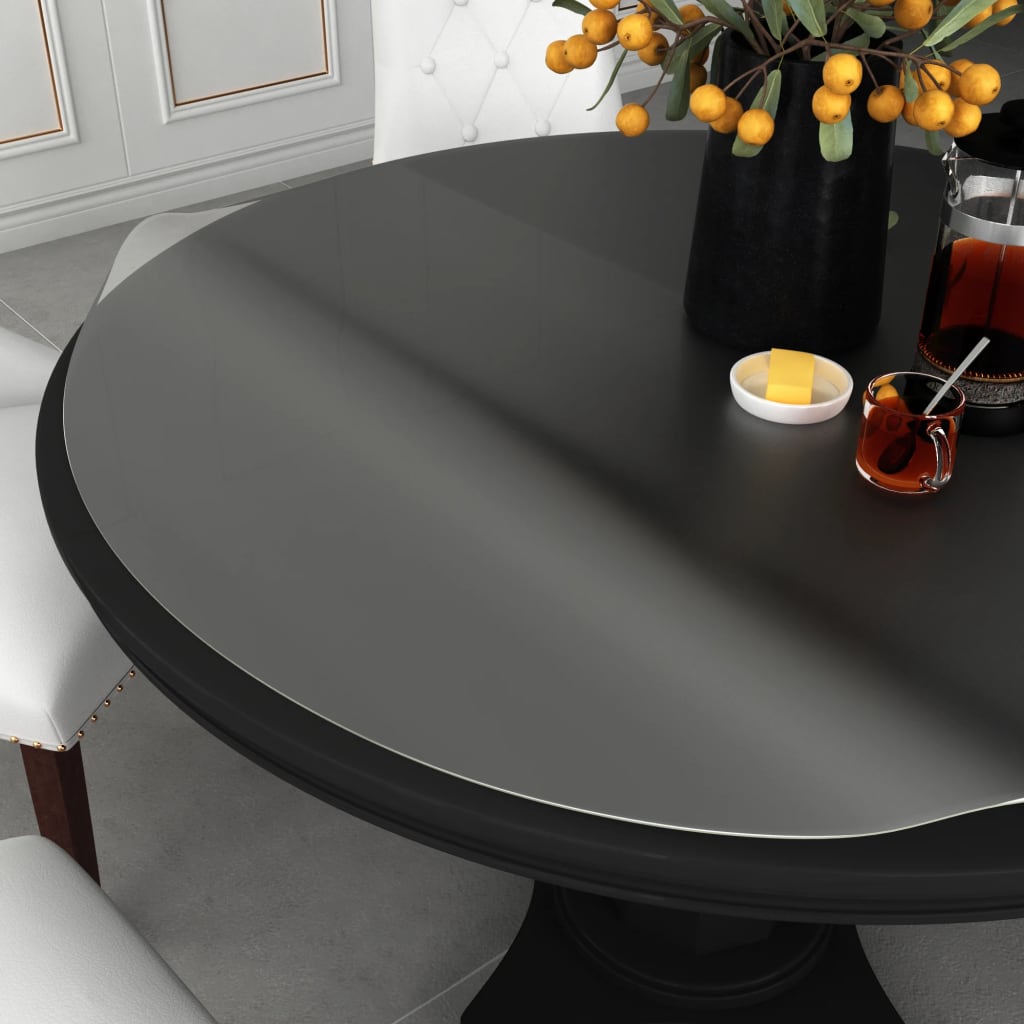 vidaXL Protector de mesa PVC mate Ø 100 cm 1,6 mm