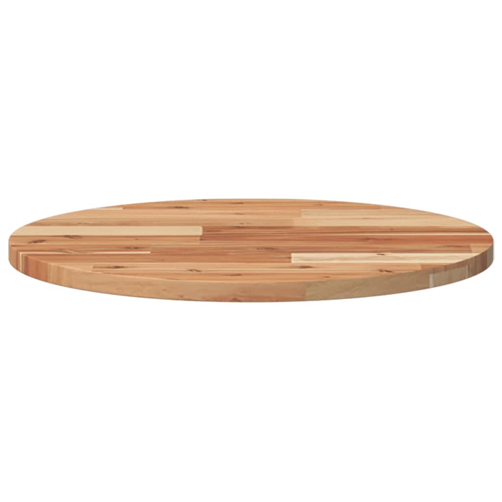 vidaXL Tablero de mesa redondo madera maciza de acacia Ø50x2 cm - Image 4