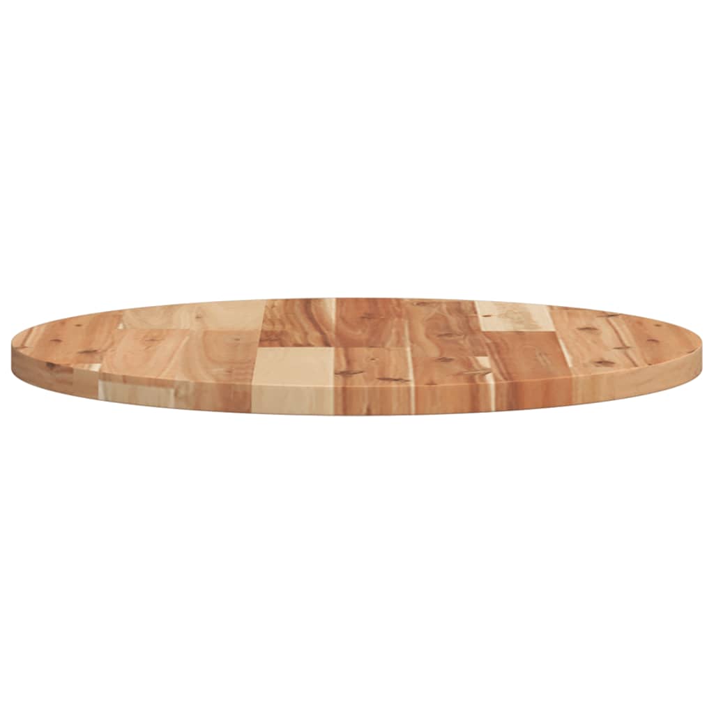 vidaXL Tablero de mesa redondo madera maciza de acacia Ø50x2 cm - Image 6
