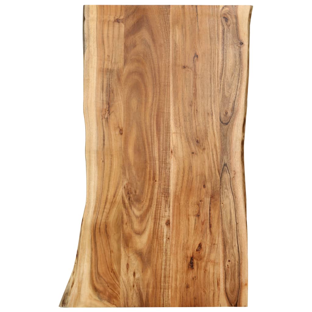 vidaXL Superficie de mesa de madera maciza de acacia  100x(50-60)x2,5 cm
