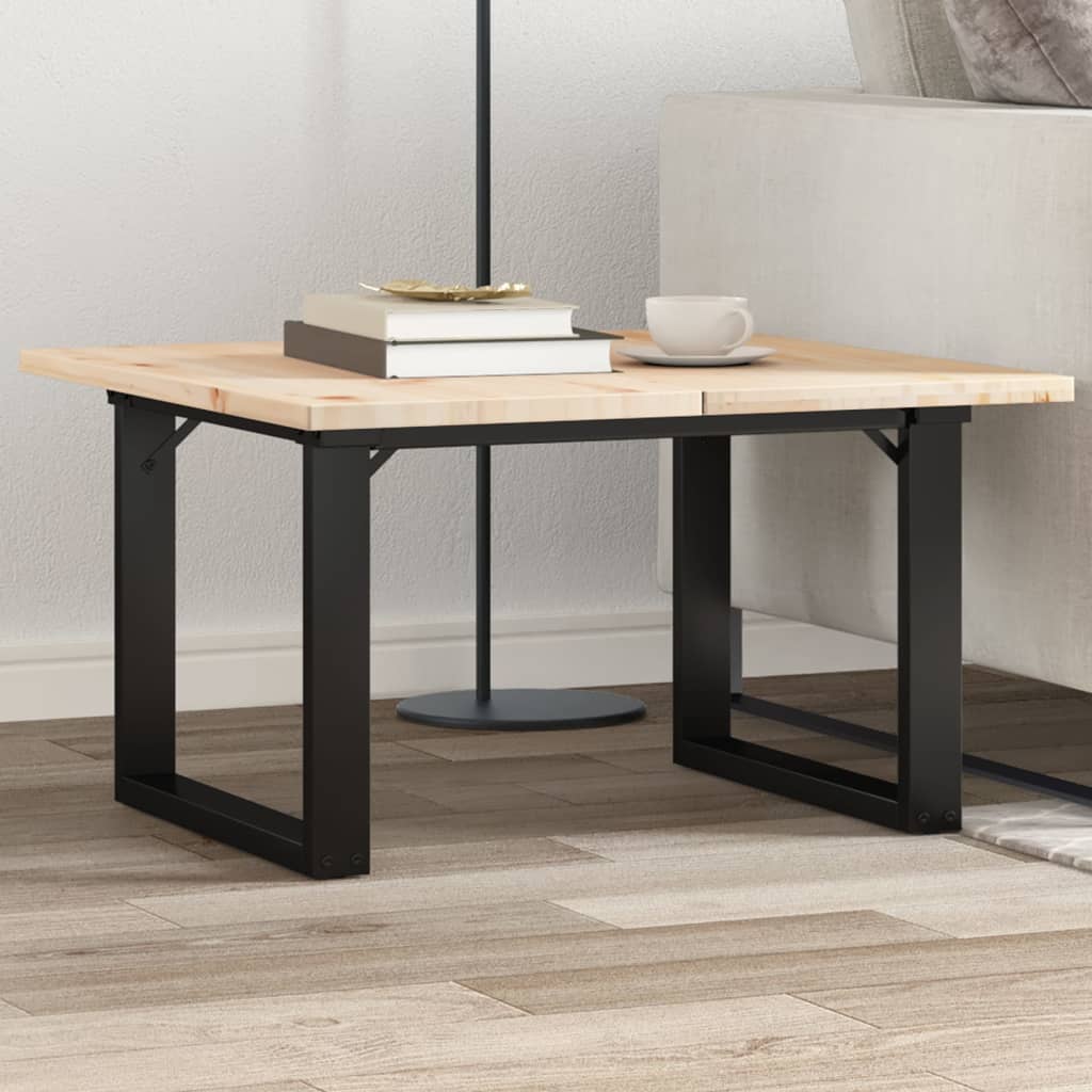 vidaXL Patas de mesa de centro estructura O acero 60x50x38 cm