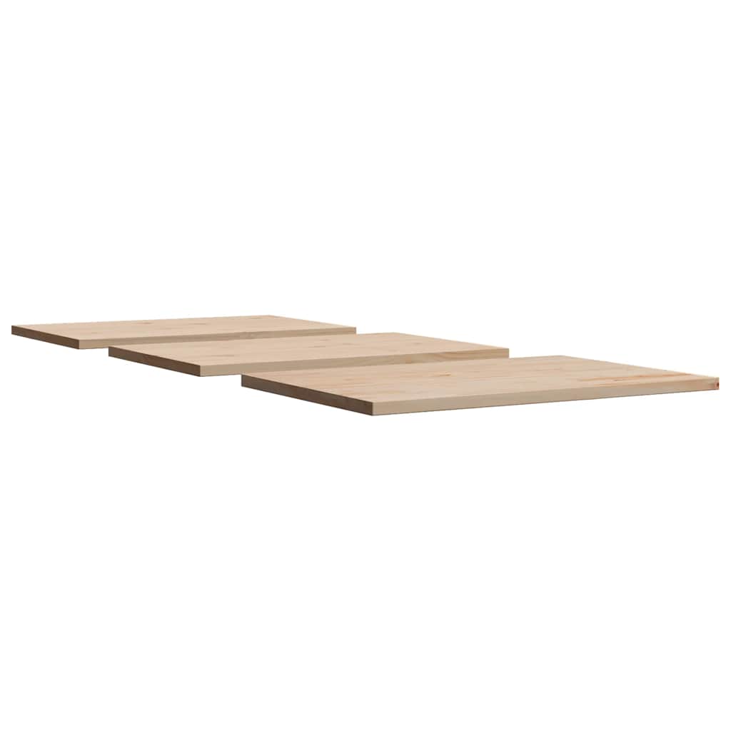 vidaXL Tablero de mesa rectangular 3 uds madera de pino 80x47x1,7 cm - Image 5