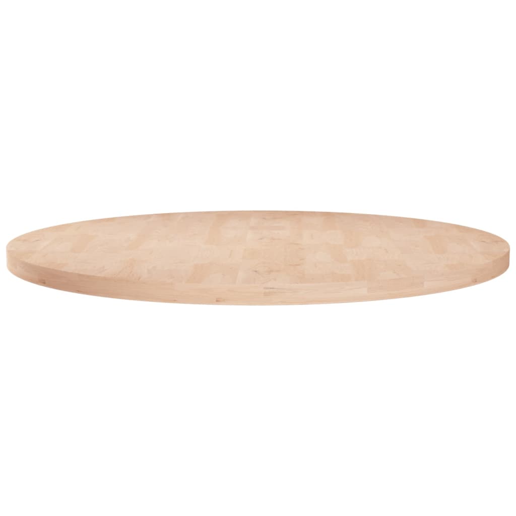 vidaXL Superficie de mesa redonda madera de roble sin tratar Ø70x2,5cm