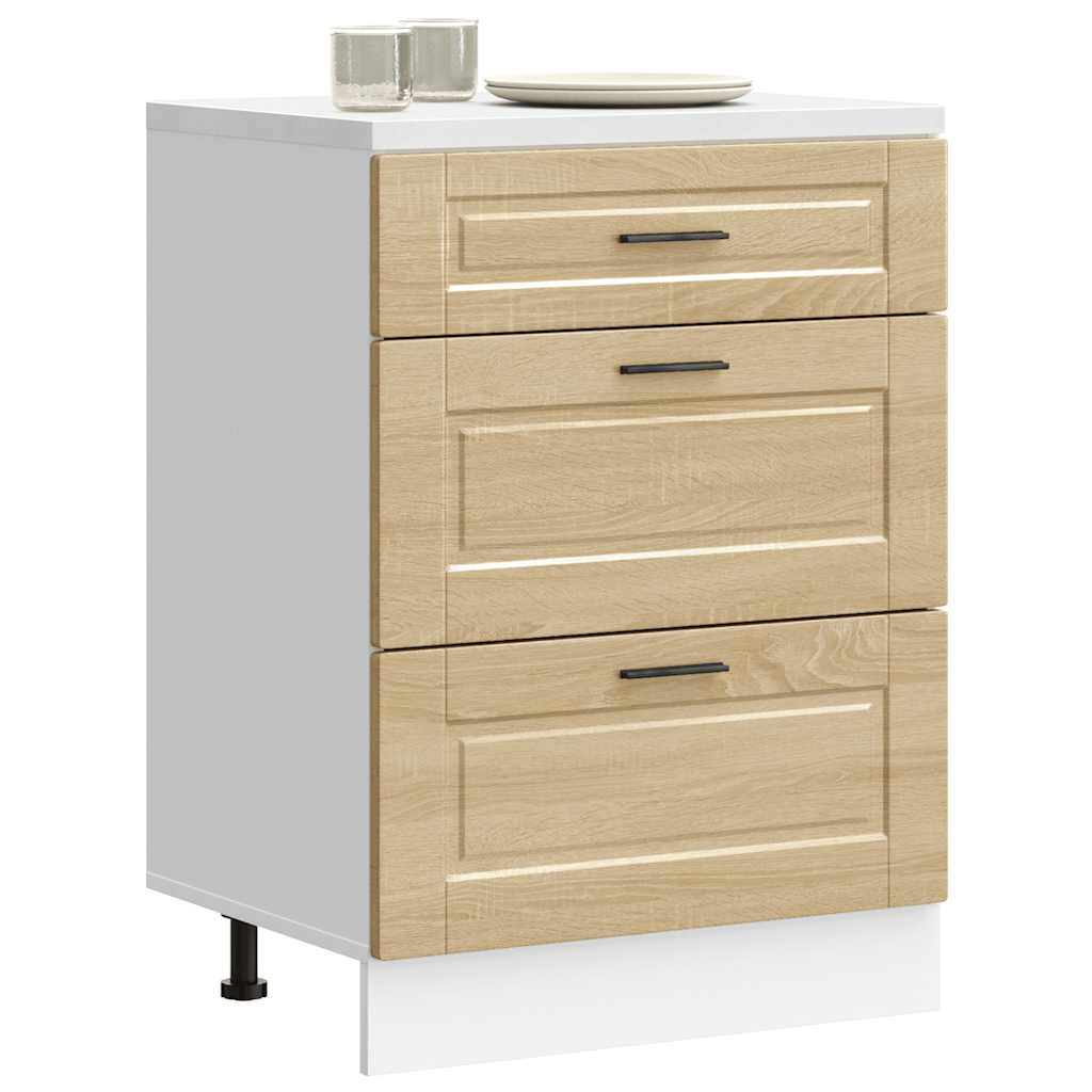 vidaXL Mueble bajo de cocina porto roble sonoma madera reconstituida