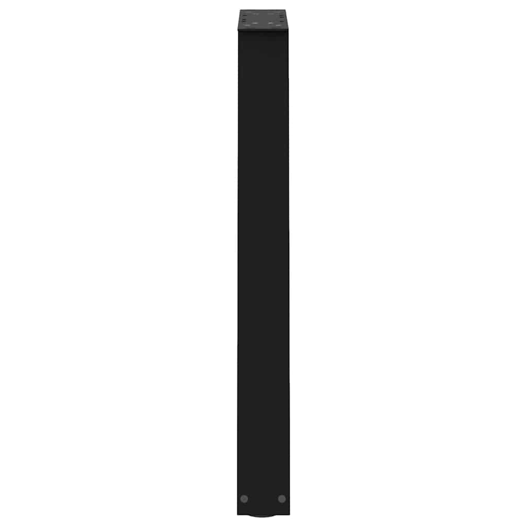 vidaXL Patas para mesa de comedor en forma de V (2 unidades), color negro, 50x(72-73,3) cm, acero - Image 6