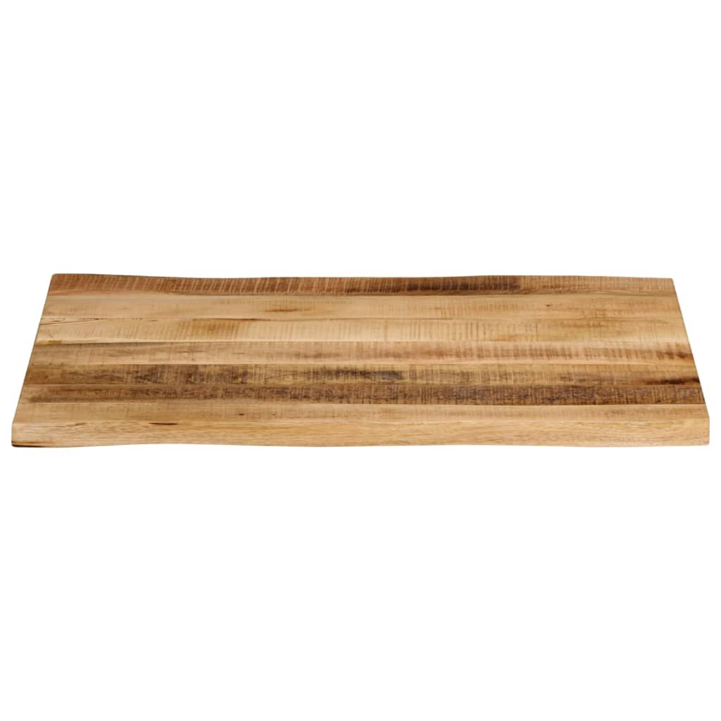 vidaXL Tablero de mesa borde natural madera maciza mango 80x60x3,8 cm - Image 3