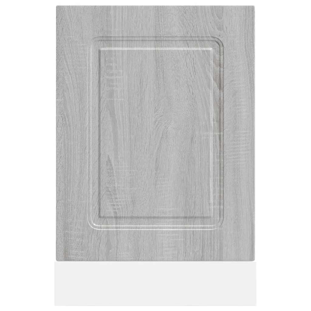 vidaXL Panel para lavavajillas Kalmar gris sonoma 45x1,5x67 cm - Image 4