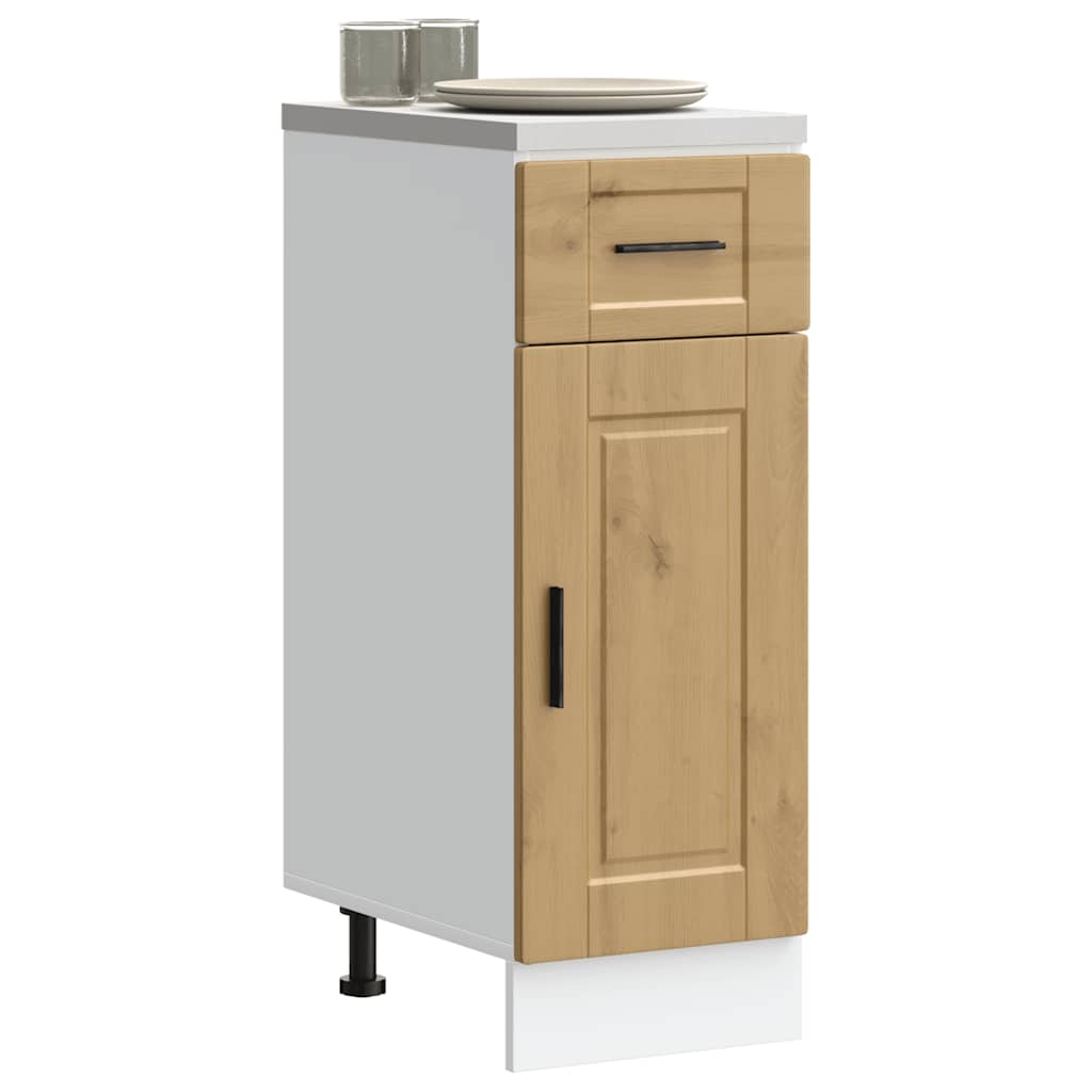 vidaXL Mueble bajo de cocina porto roble artesano madera reconstituida