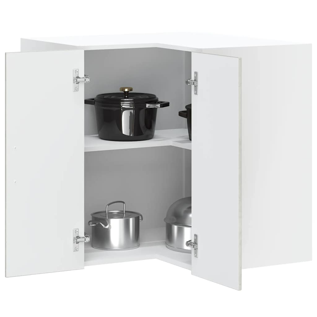 vidaXL Mueble esquinero cocina Lucca madera contrachapada gris cemento