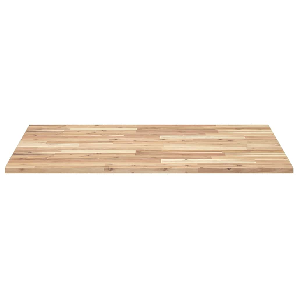 vidaXL Tablero de mesa rectangular madera maciza de acacia 100x80x2 cm - Image 5