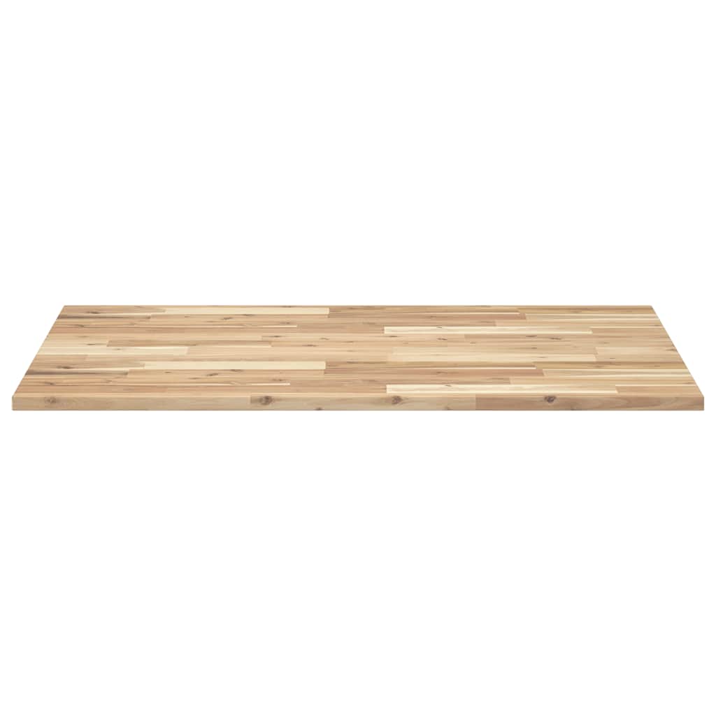 vidaXL Tablero de mesa rectangular madera maciza de acacia 100x70x2 cm - Image 5