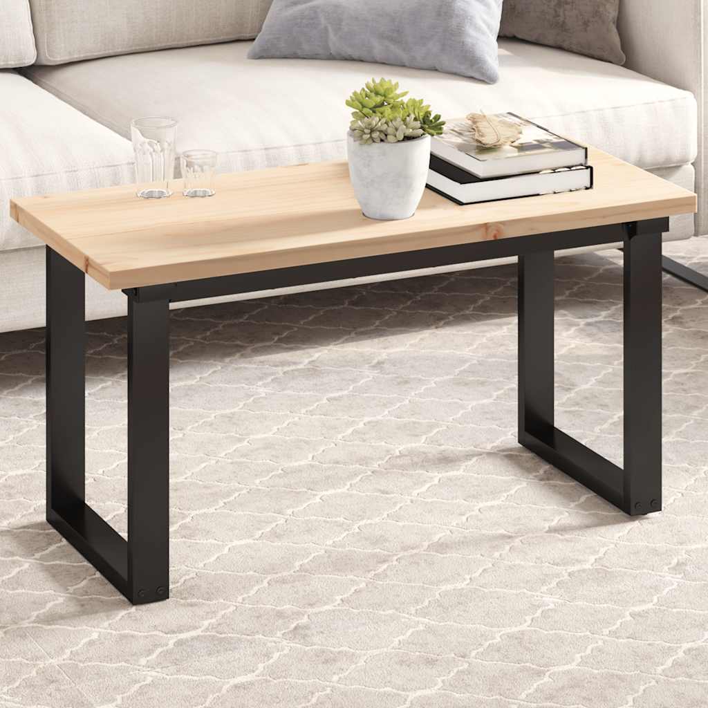 vidaXL Tablero de mesa rectangular madera maciza pino 90x40x2,5 cm