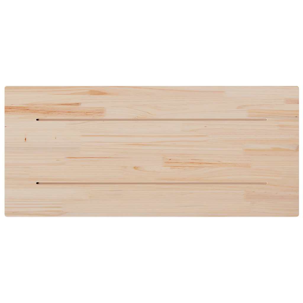 vidaXL Tablero de mesa rectangular madera maciza pino 90x40x2,5 cm - Image 6