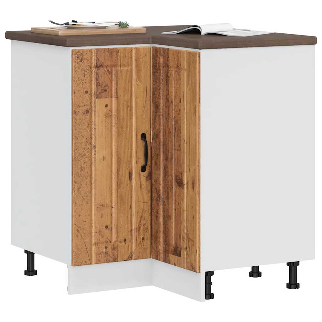 vidaXL Mueble bajo esquina de cocina Lucca madera reconstituida