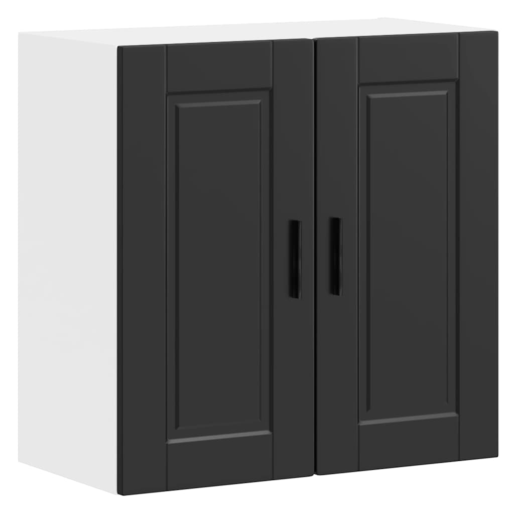 vidaXL Mueble de pared de cocina Porto madera contrachapada negra