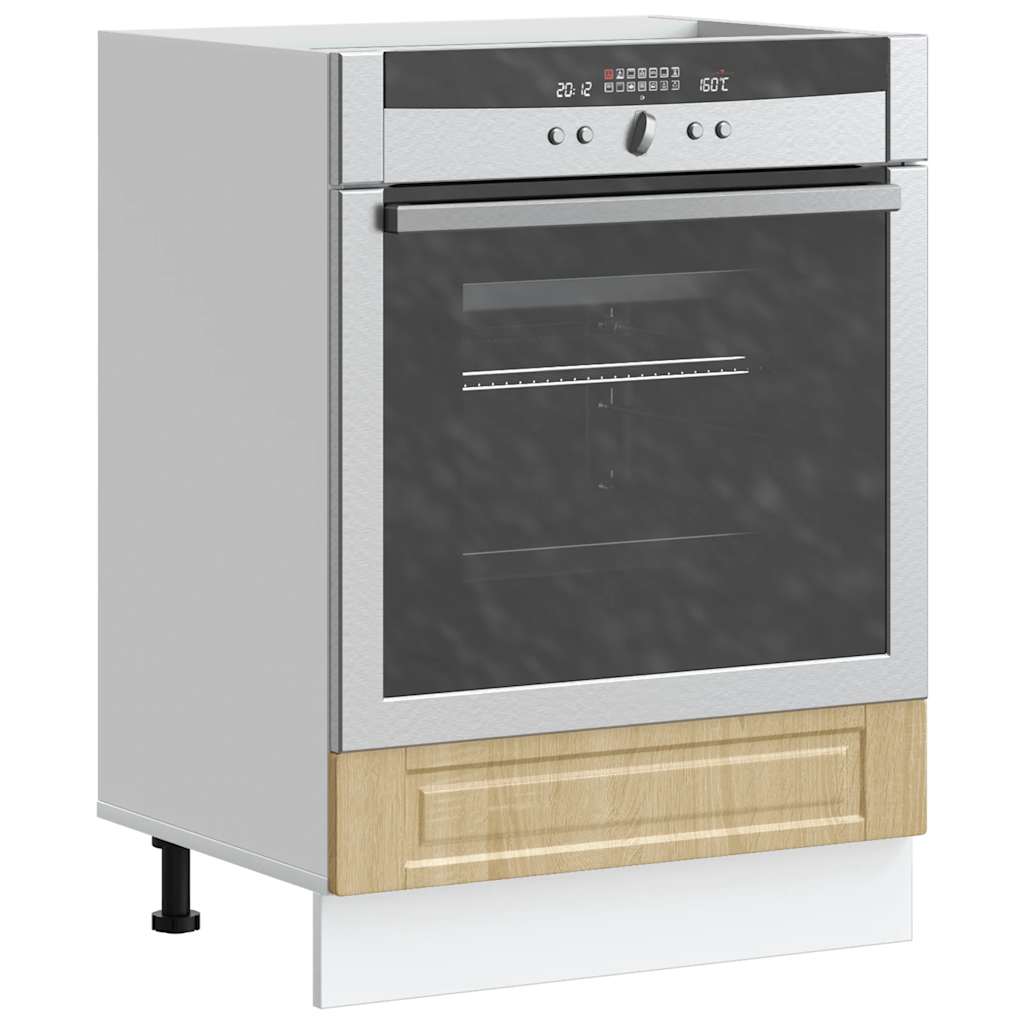 vidaXL Mueble de horno Porto roble sonoma madera reconstituida
