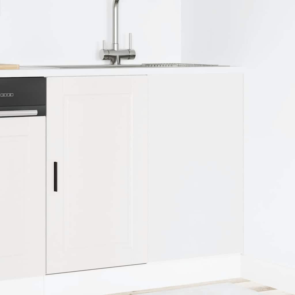 vidaXL Mueble bajo de cocina Porto madera contrachapada blanca