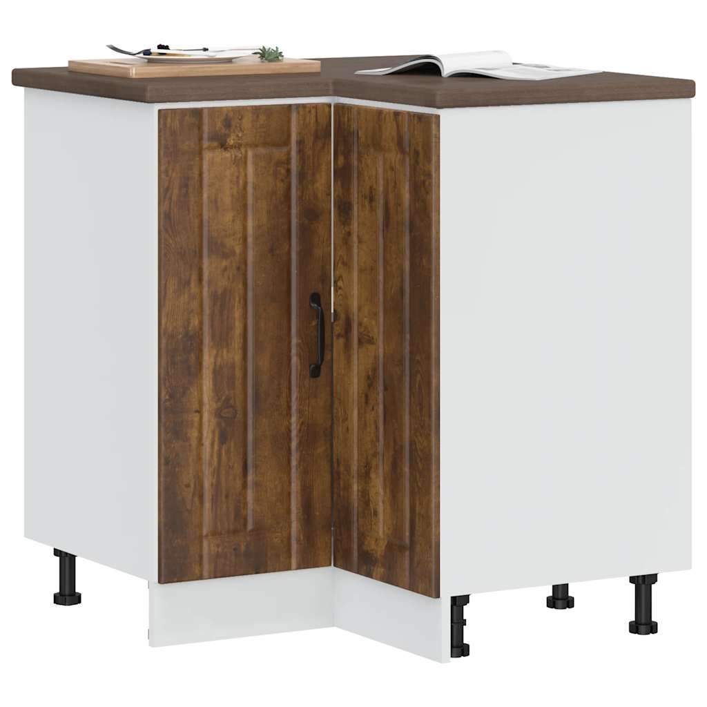vidaXL Mueble bajo esquina de cocina Lucca madera reconstituida