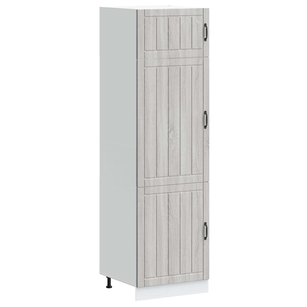 vidaXL Mueble de cocina Lucca madera de gris sonoma
