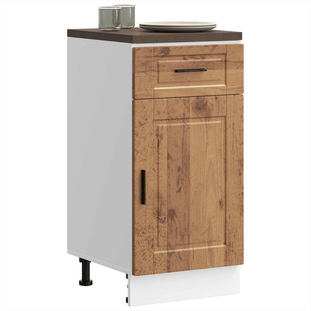vidaXL Mueble bajo de cocina porto madera vieja madera reconstituida