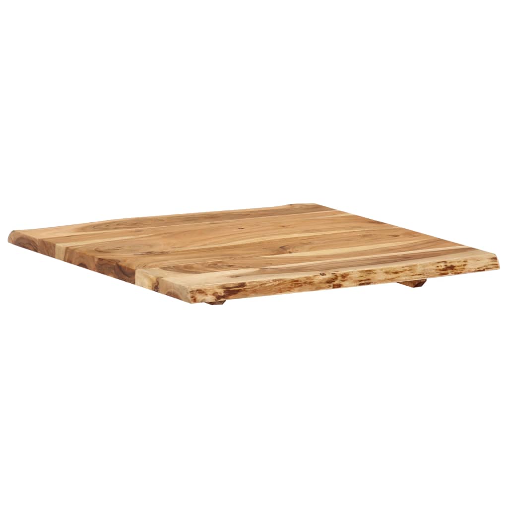 vidaXL Superficie de mesa de madera maciza de acacia 58x(50-60)x2,5 cm - Image 5