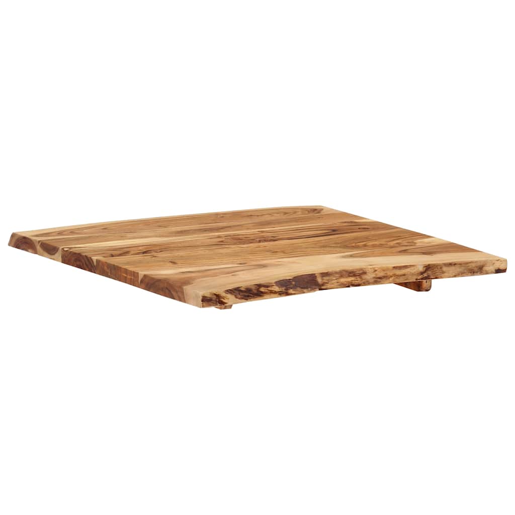 vidaXL Superficie de mesa de madera maciza de acacia 58x(50-60)x2,5 cm - Image 6