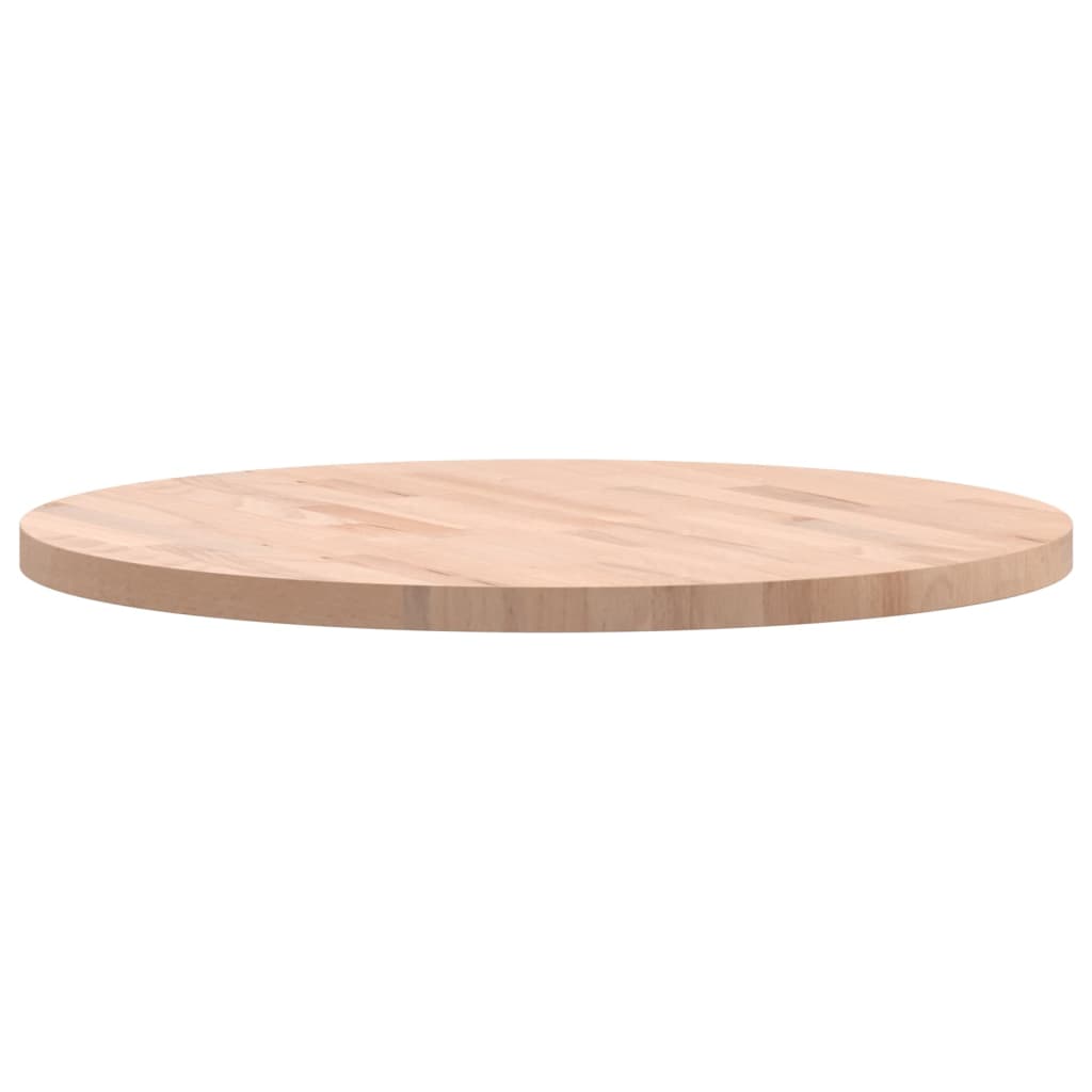 vidaXL Tablero redondo de madera maciza de haya Ø60x2,5 cm - Image 6
