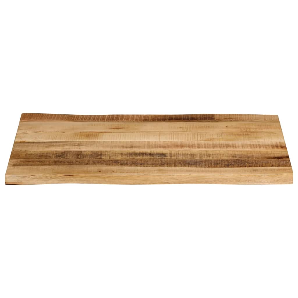 vidaXL Tablero de mesa borde natural madera maciza mango 70x60x2,5 cm - Image 3