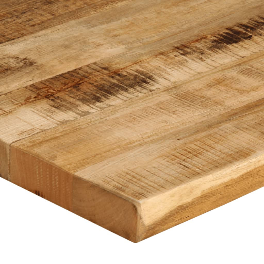 vidaXL Tablero de mesa borde natural madera maciza mango 100x80x2,5 cm - Image 6
