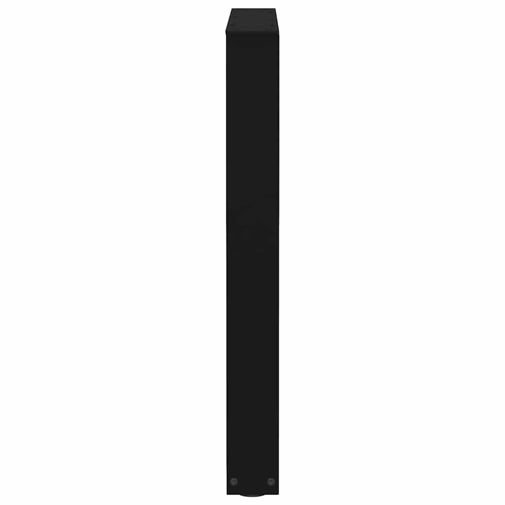 vidaXL Patas para mesa de comedor en forma de V (2 unidades), color negro, 60 x (72-73,3) cm, acero - Image 6