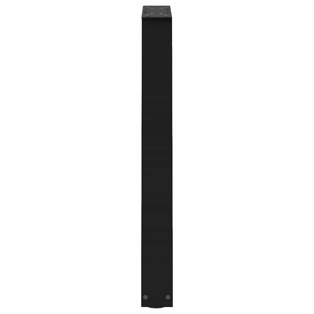 vidaXL Patas para mesa de comedor en forma de V (2 unidades), color negro, 60 x (72-73,3) cm, acero - Image 6