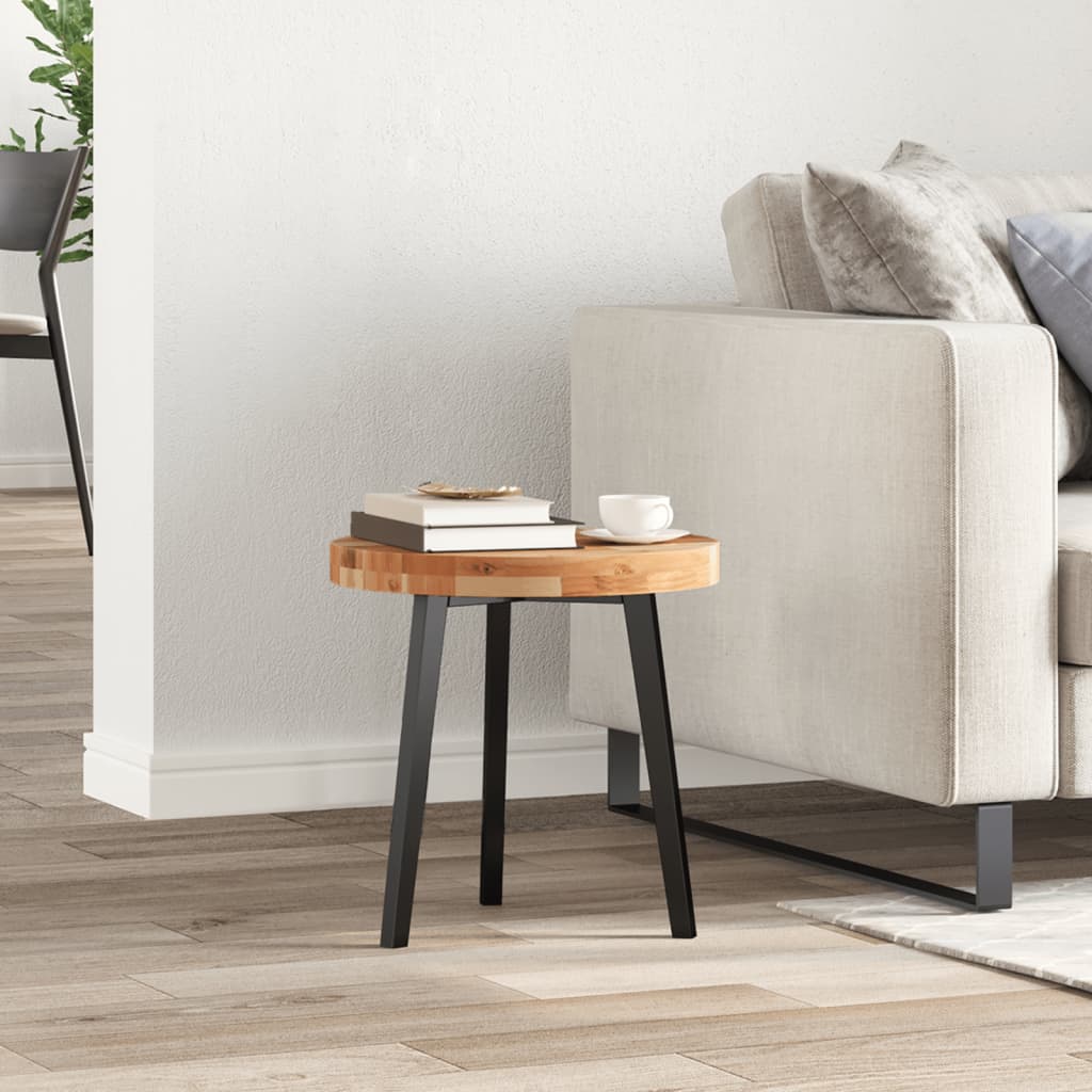 vidaXL Tablero de mesa redondo madera maciza de acacia Ø40x4 cm - Image 3