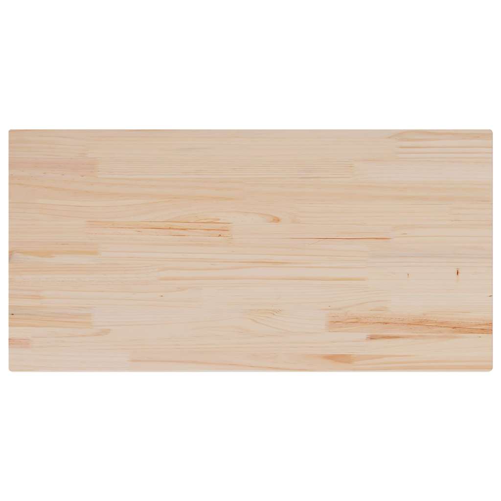 vidaXL Tablero de mesa rectangular madera maciza de pino 110x55x2,5 cm - Image 5