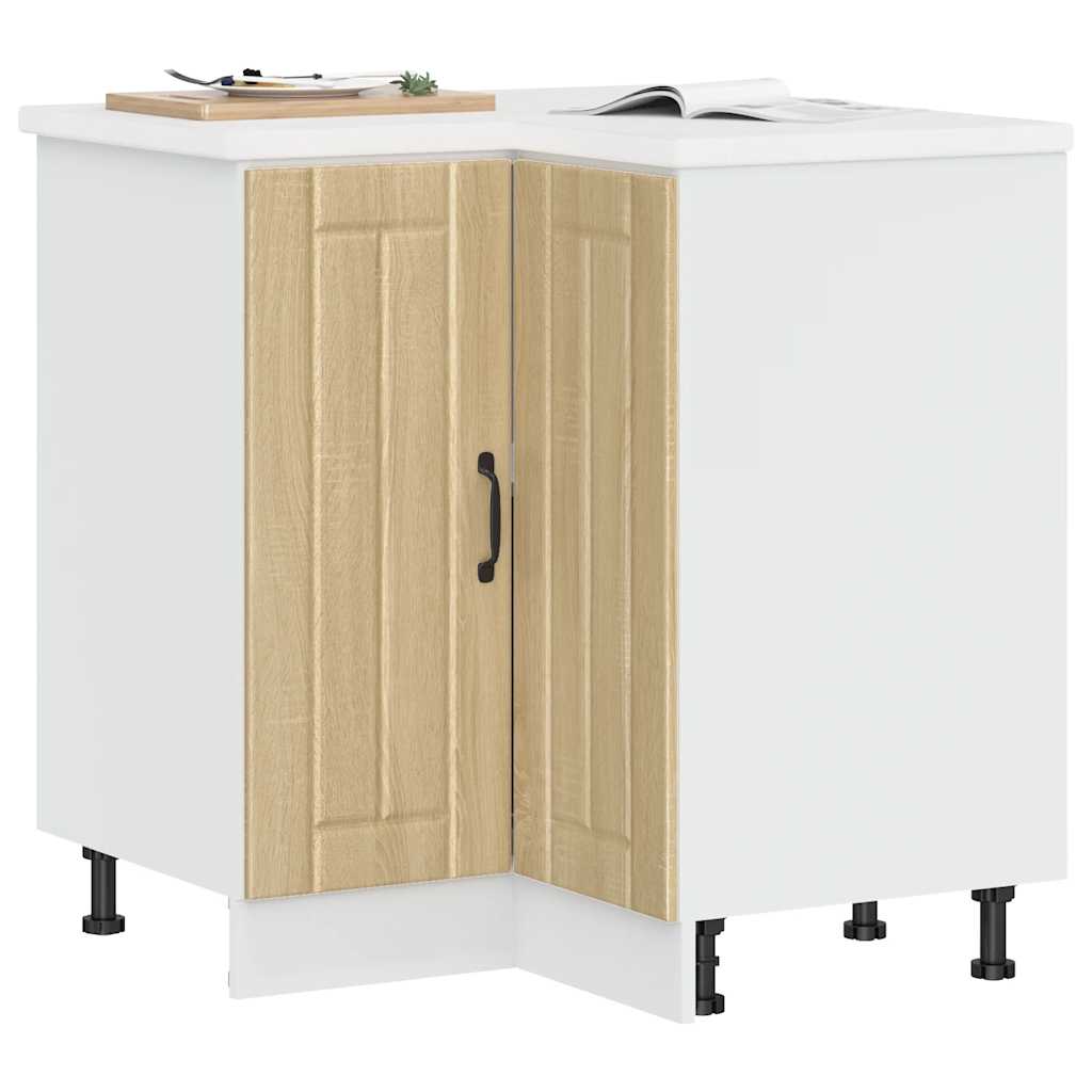 vidaXL Mueble bajo esquina de cocina Lucca madera reconstituida